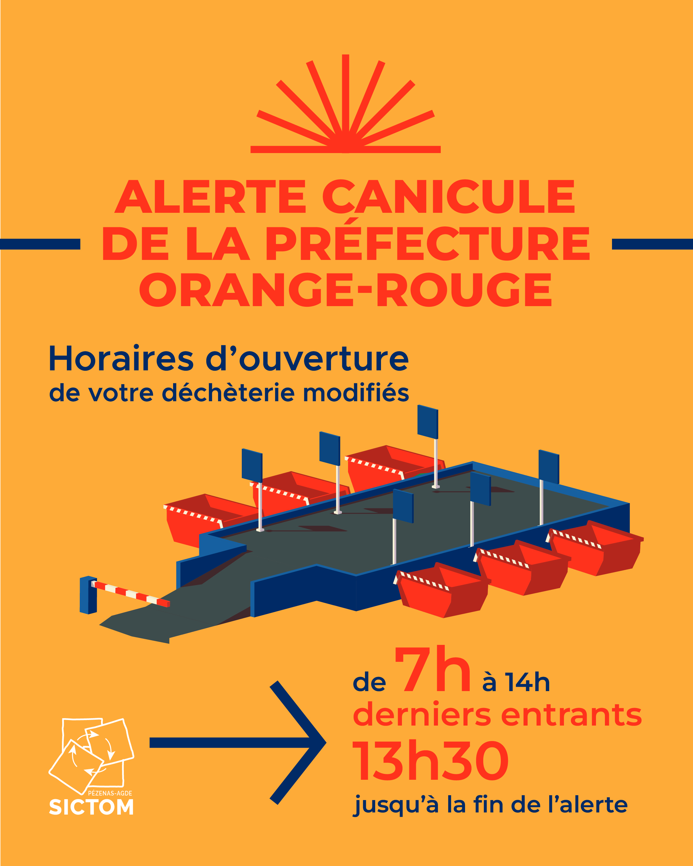Sictom horaires CANICULE